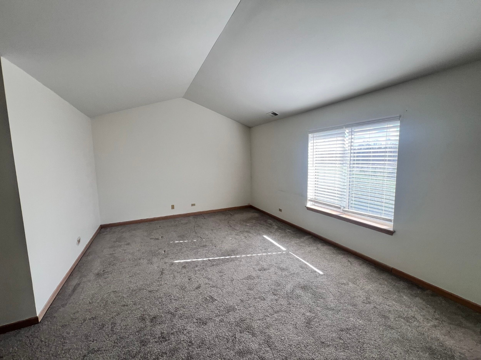 Charlotte before photo: Upstairs living space